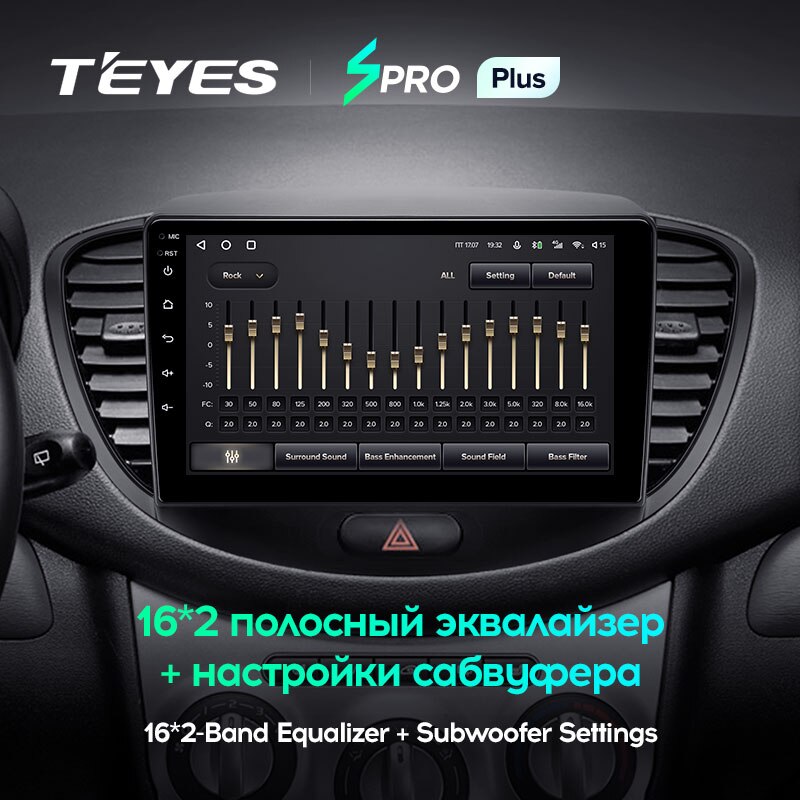 Штатная магнитола Teyes SPRO+ для Hyundai i10 2007-2013 на Android 10