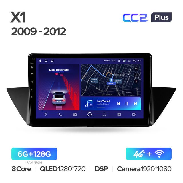 Штатная магнитола Teyes CC2PLUS для BMW X1 E84 2009-2012 на Android 10