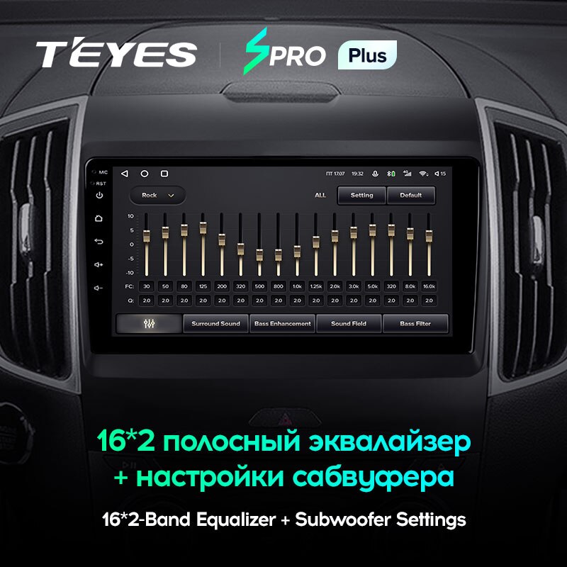 Штатная магнитола Teyes SPRO+ для Ford Edge 2 2015-2018 на Android 10