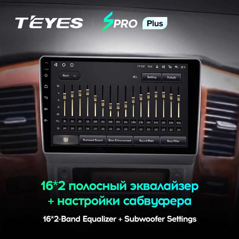 Штатная магнитола Teyes SPRO+ для Toyota Alphard 1 H10 2002-2008 на Android 10