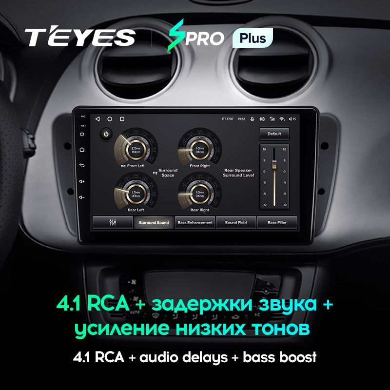 Штатная магнитола Teyes SPRO+ для SEAT Ibiza 6J 2008-2015 на Android 10