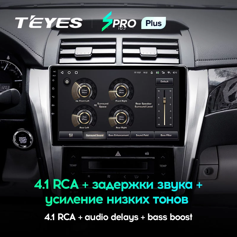 Штатная магнитола Teyes SPRO+ для Toyota Camry 7 XV55 2014-2018 на Android 10