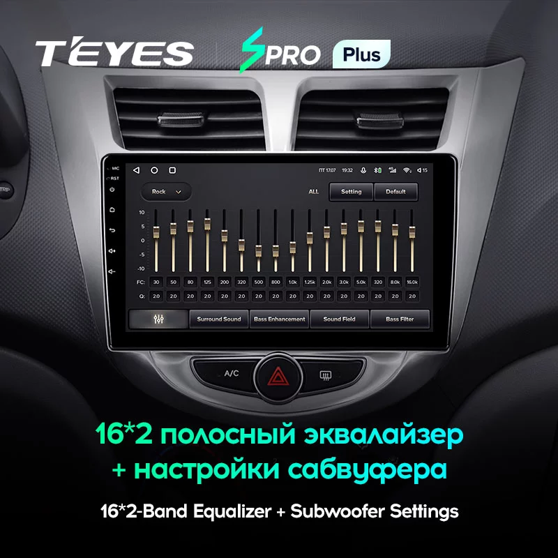 Штатная магнитола Teyes SPRO+ для Hyundai Solaris 1 2010-2016 на Android 10