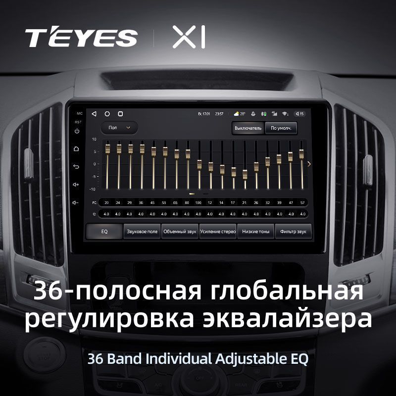 Штатная магнитола Teyes X1 для Haval H9 2014-2020 на Android 10