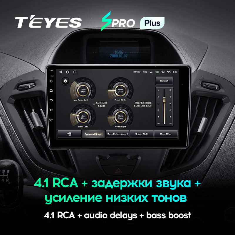 Штатная магнитола Teyes SPRO+ для Ford Tourneo Custom 1 2012-2021 на Android 10
