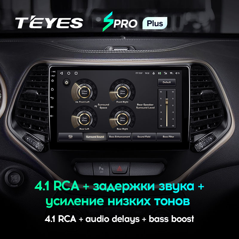 Штатная магнитола Teyes SPRO+ для Jeep Cherokee 5 KL 2014-2018 на Android 10
