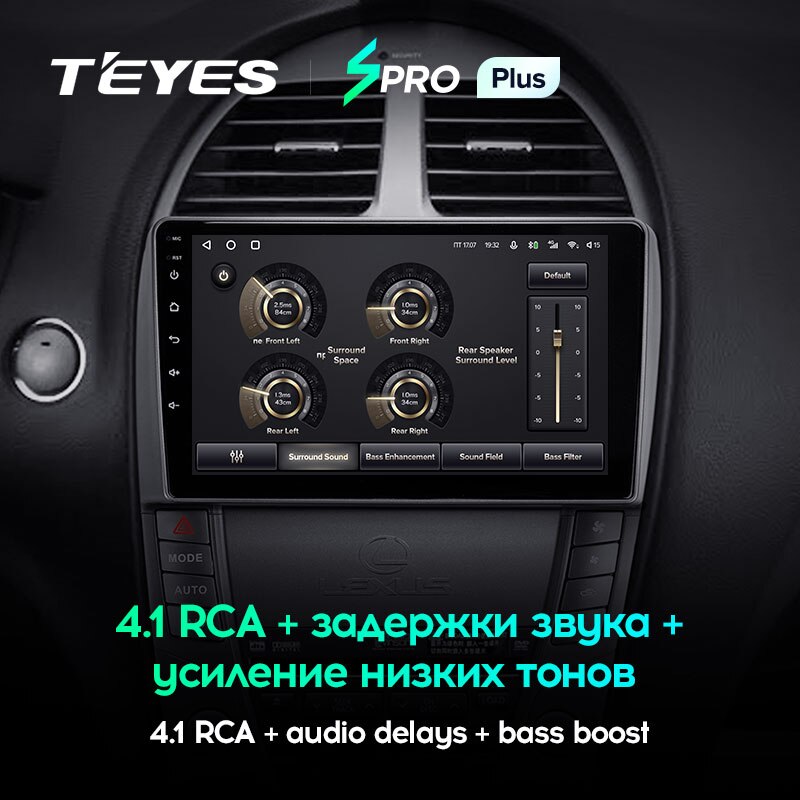 Штатная магнитола Teyes SPRO+ для Lexus ES350 5 XV40 2006-2012 на Android 10