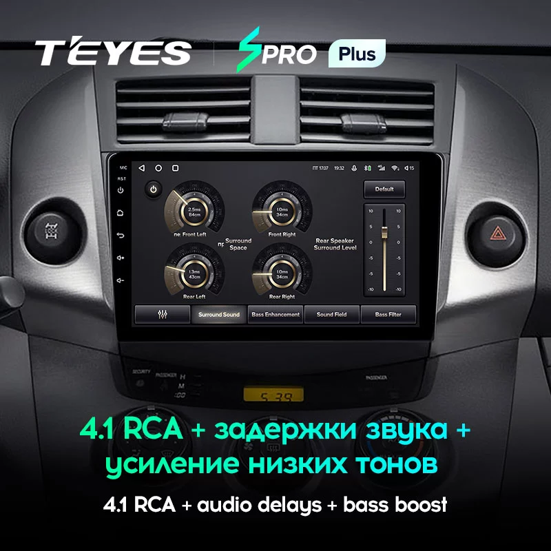 Штатная магнитола Teyes SPRO+ для Toyota RAV4 XA30 2005-2013 на Android 10