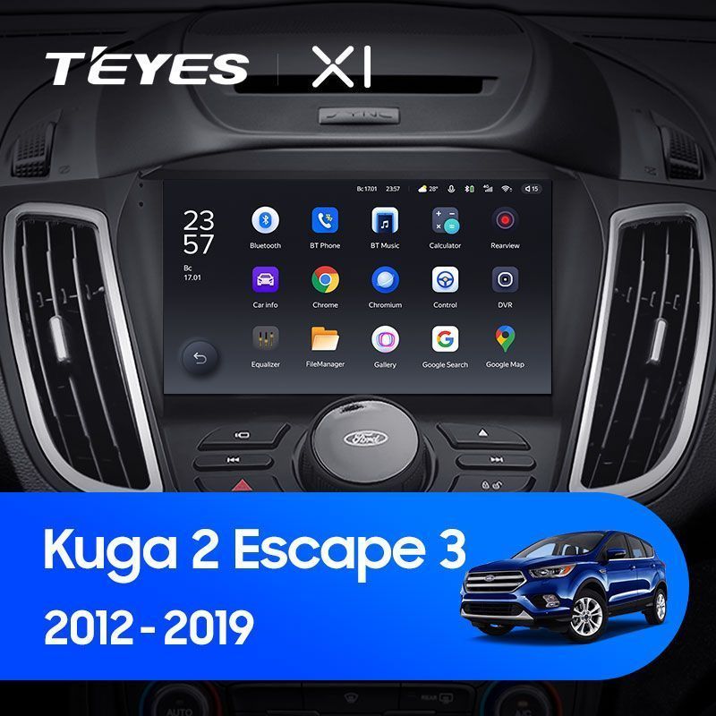 Штатная магнитола Teyes X1 для Ford Kuga 2 Escape 3 2012-2019 на Android 10