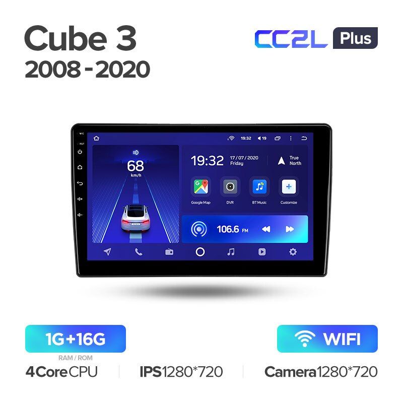 Штатная магнитола Teyes CC2L PLUS для Nissan Cube 3 Z12 2008-2020 на Android 8.1