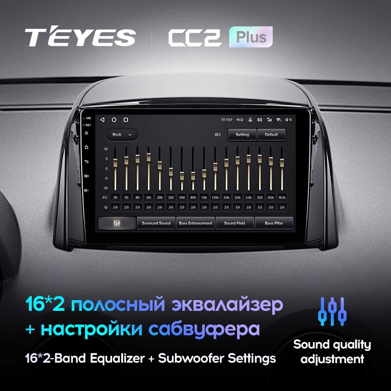 Штатная магнитола Teyes CC2PLUS для Renault Koleos 2008-2016 на Android 10