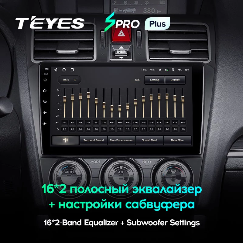 Штатная магнитола Teyes SPRO+ для Subaru Forester 4 SJ 2016-2018 на Android 10