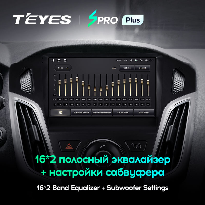 Штатная магнитола Teyes SPRO+ для Ford Focus 3 Mk 3 2010-2017 на Android 10