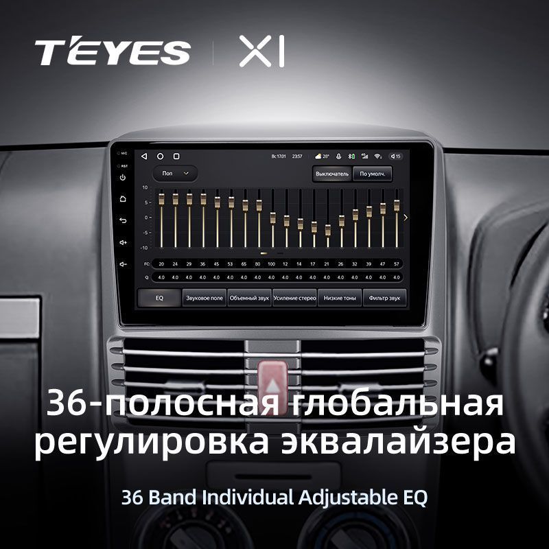 Штатная магнитола Teyes X1 для Toyota Rush 2015-2018 Right hand driver на Android 10