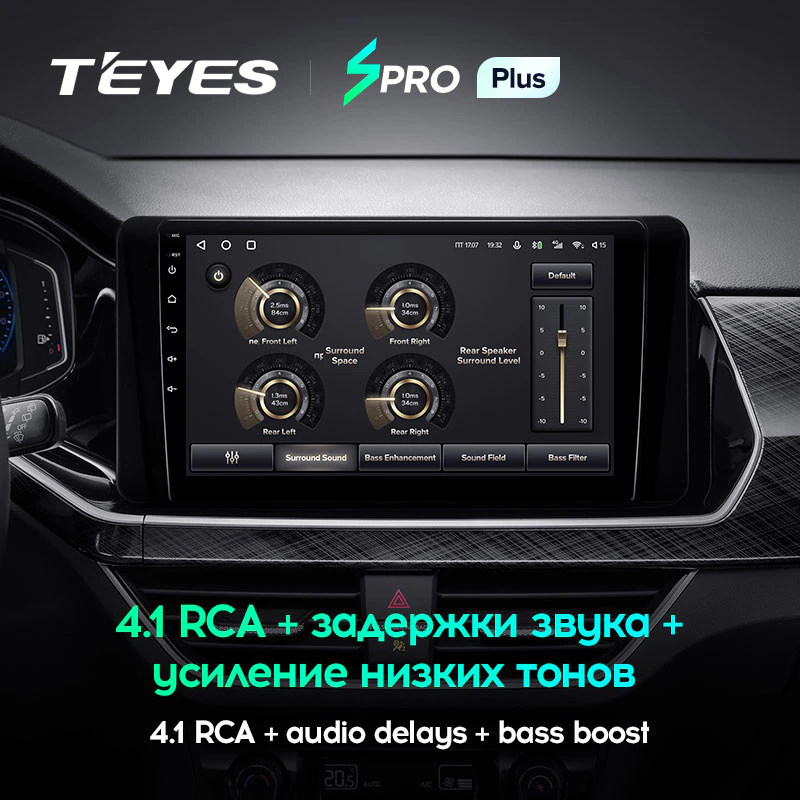 Штатная магнитола Teyes SPRO+ для Volkswagen Polo VI 2020-2022 на Android 10