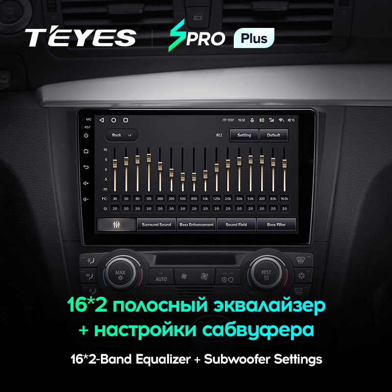 Штатная магнитола Teyes SPRO+ для BMW 1-Series 2004 - 2011 на Android 10