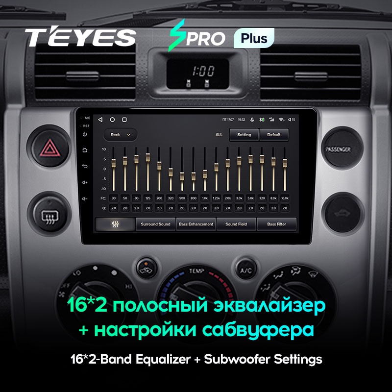 Штатная магнитола Teyes SPRO+ для Toyota FJ Cruiser J15 2006-2020 на Android 10