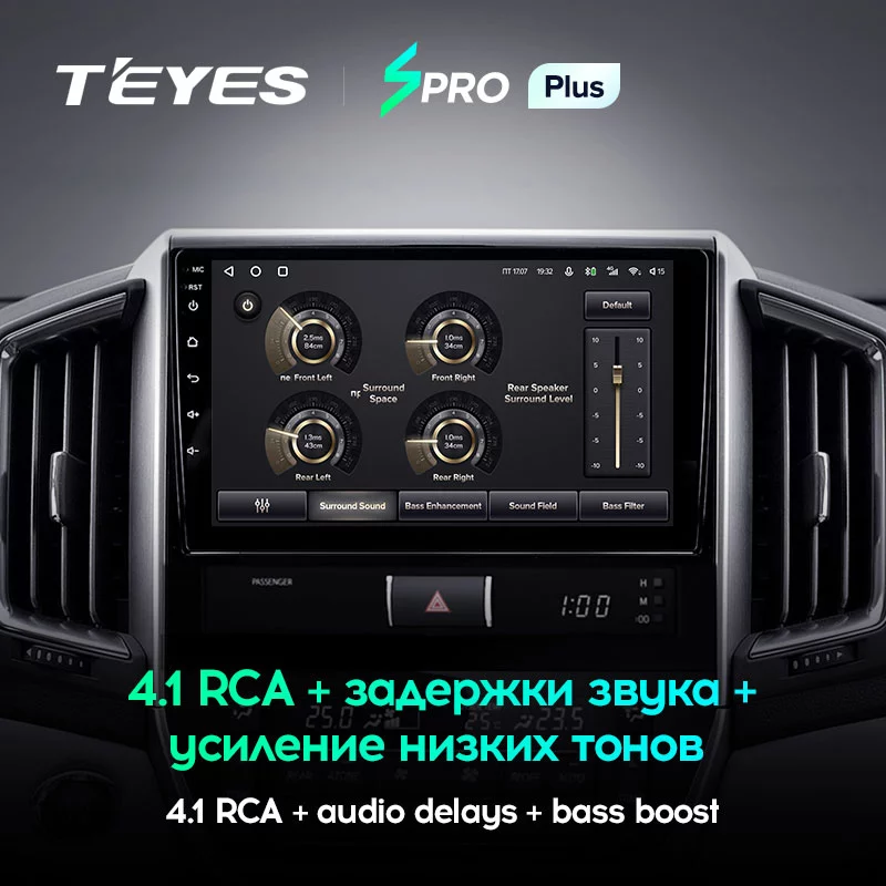 Штатная магнитола Teyes SPRO+ для Toyota Land Cruiser 200 2015-2018 на Android 10