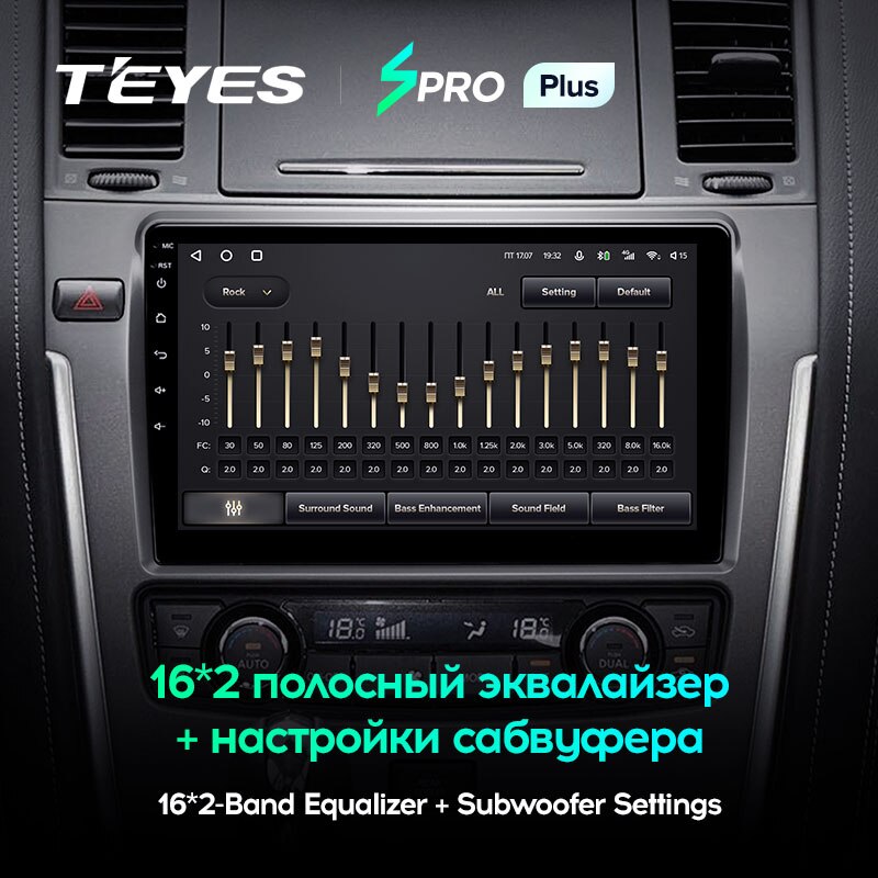 Штатная магнитола Teyes SPRO+ для Nissan Patrol Y62 2010-2020 на Android 10