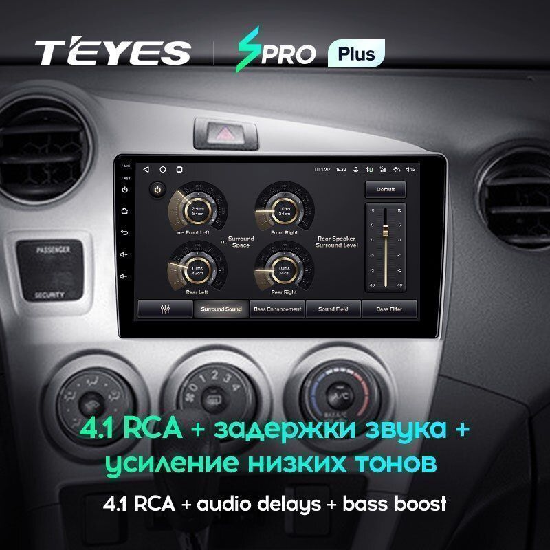 Штатная магнитола Teyes SPRO+ для Toyota Matrix 2 E140 2008-2014 на Android 10