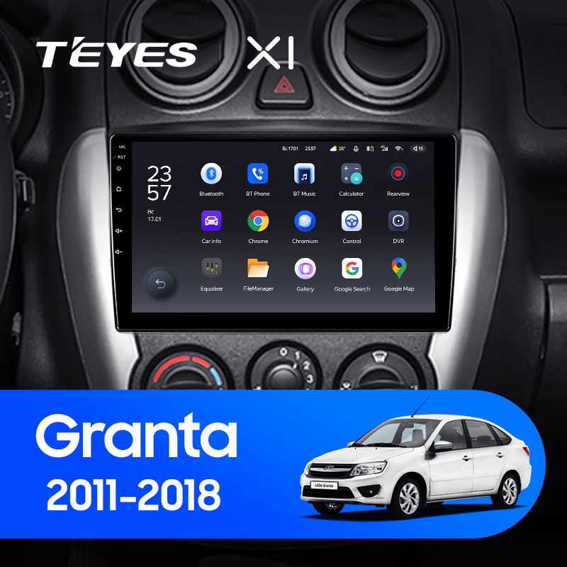 Штатная магнитола Teyes X1 для LADA Granta Sport 2011-2018 на Android 10