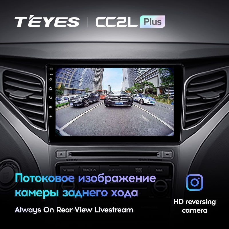 Штатная магнитола Teyes CC2L PLUS для Hyundai Azera 2014-2015 на Android 8.1