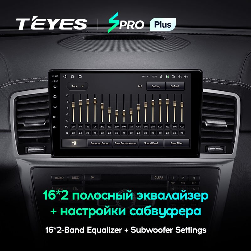 Штатная магнитола Teyes SPRO+ для Mercedes-Benz M-Class W166 ML 2011-2015 на Android 10