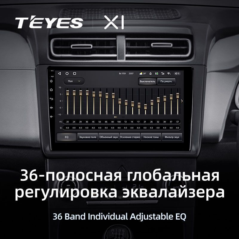 Штатная магнитола Teyes X1 для Hyundai Creta IX25 2015-2018 на Android 10