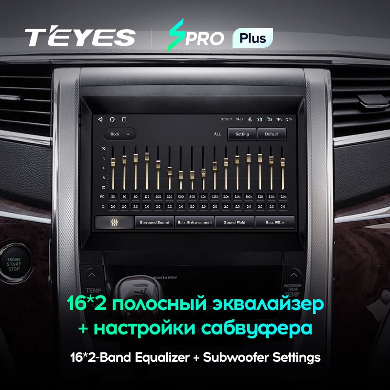 Штатная магнитола Teyes SPRO+ для Toyota Alphard H20 2008-2014 на Android 10