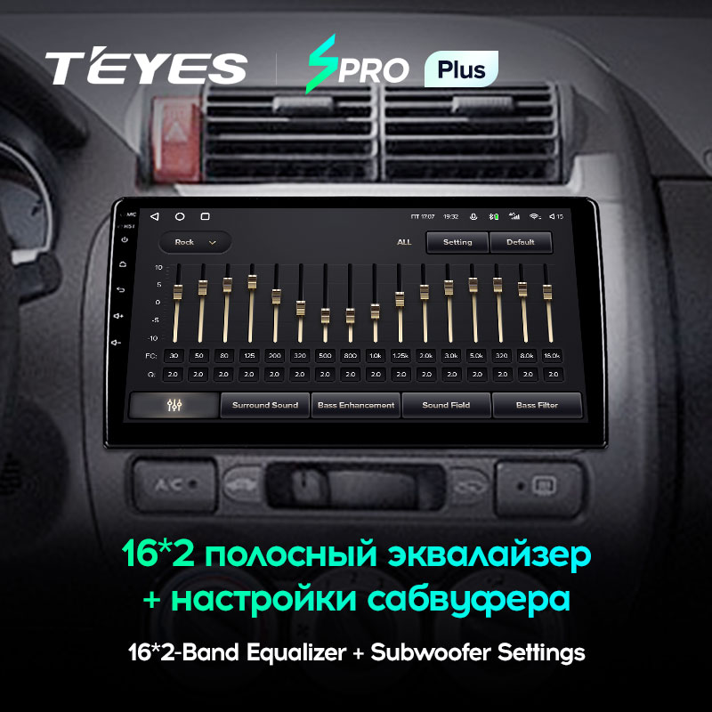 Штатная магнитола Teyes SPRO+ для Honda Jazz 1 GD Fit 1 2001-2009 на Android 10