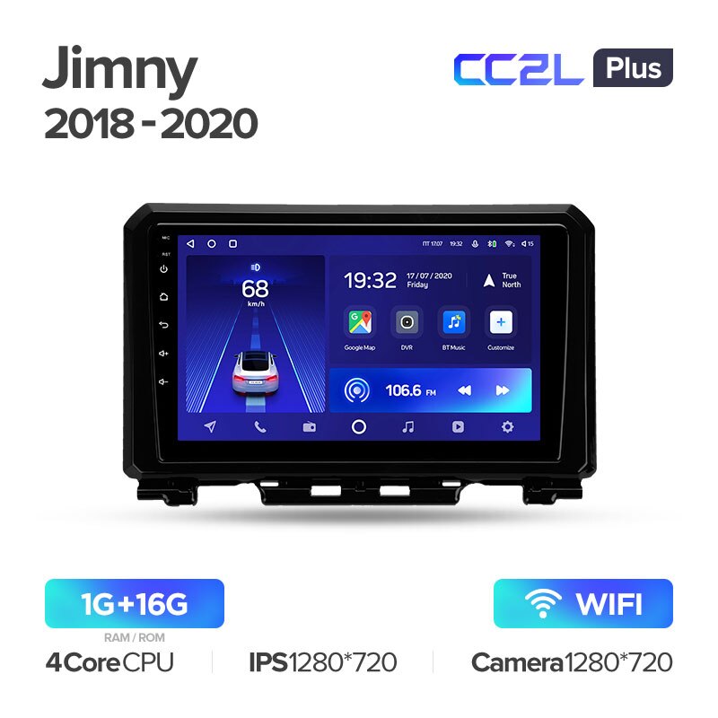 Штатная магнитола Teyes CC2L PLUS для Suzuki Jimny JB64 2018-2020 на Android 8.1