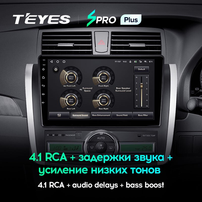 Штатная магнитола Teyes SPRO+ для Toyota Allion T260 2007-2020 на Android 10