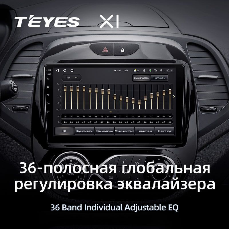 Штатная магнитола Teyes X1 для Renault Kaptur 2016-2019 на Android 10