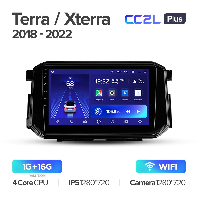 Штатная магнитола Teyes CC2L PLUS для Nissan Terra/Xterra 2018-2022 на Android 8.1