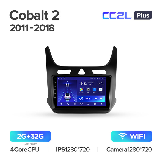 Штатная магнитола Teyes CC2L PLUS для Chevrolet Cobalt 2 2011-2018 на Android 8.1
