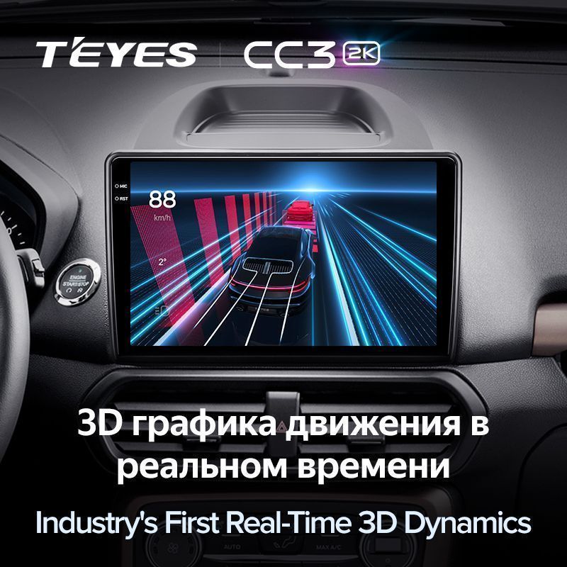 Штатная магнитола Teyes CC3 2K для Ford EcoSport 2017-2021 на Android 10