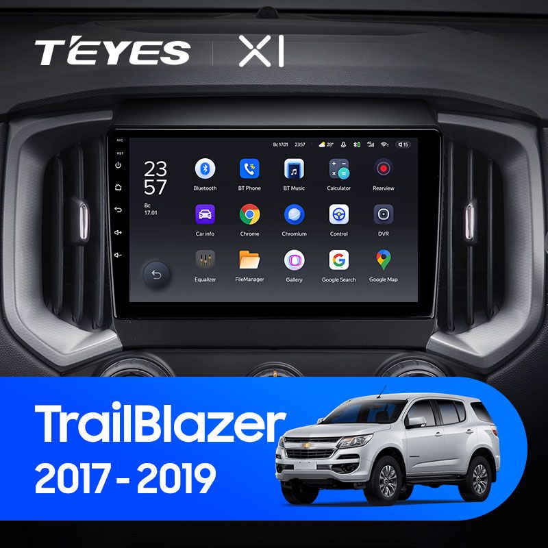Штатная магнитола Teyes X1 для Chevrolet TrailBlazer Colorado Isuzu D-MAX 2017-2019 на Android 10