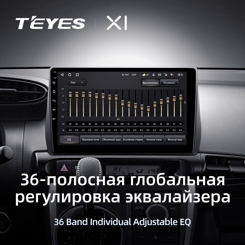 Штатная магнитола Teyes X1 для Toyota Wish II XE20 2009-2017 на Android 10