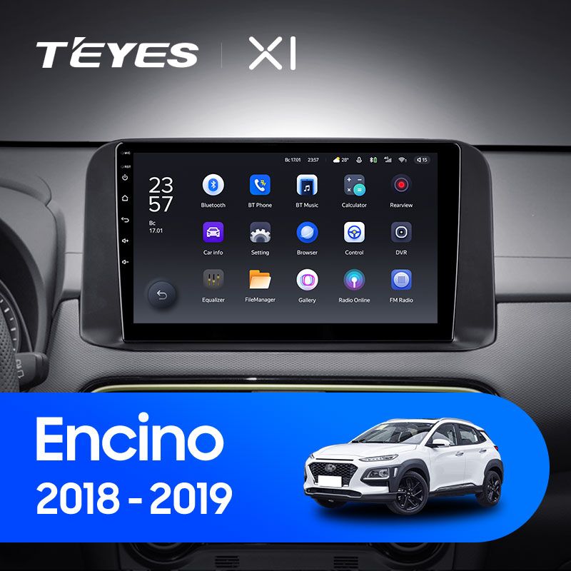 Штатная магнитола Teyes X1 для Hyundai Encino 2018-2019 на Android 10