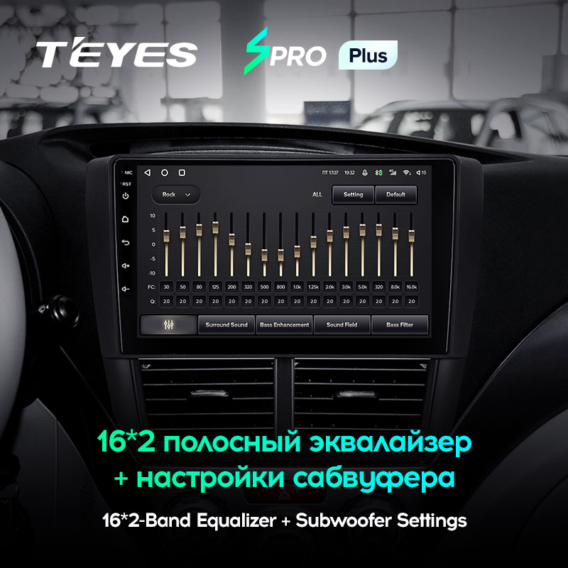 Штатная магнитола Teyes SPRO+ для Subaru Forester 3 SH 2007-2014 на Android 10