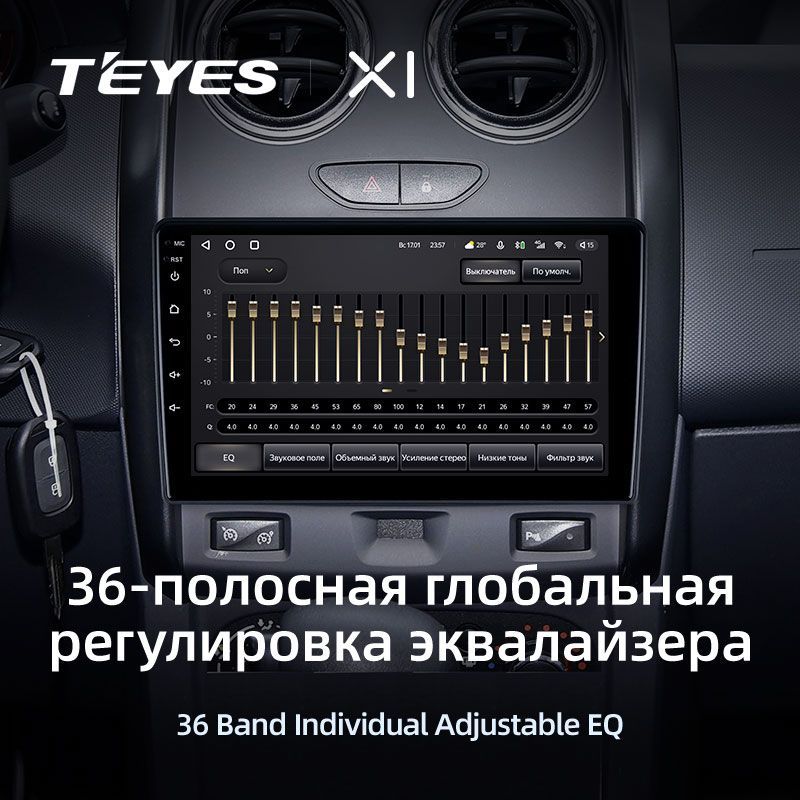 Штатная магнитола Teyes X1 для Renault Duster 2015-2020 на Android 10