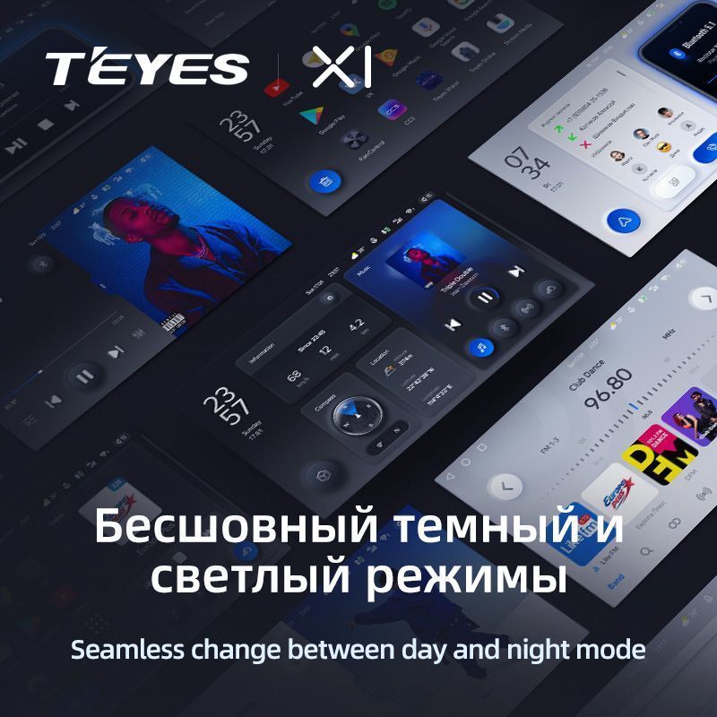 Базовая магнитола Teyes X1 на Android 10