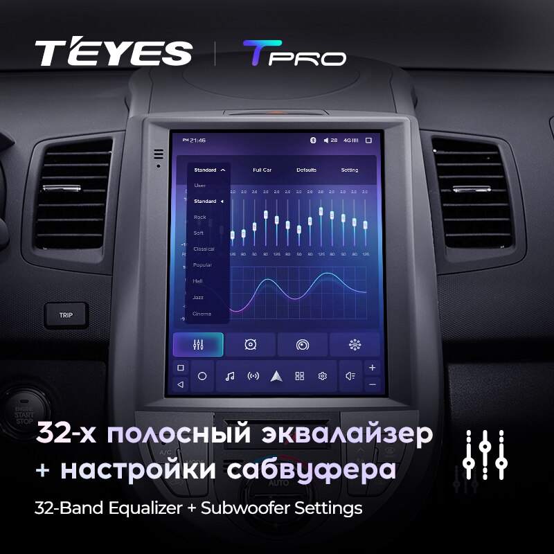 Штатная магнитола Teyes TPRO для Kia Soul 1 AM 2008 - 2014 Tesla screen на Android 8.1