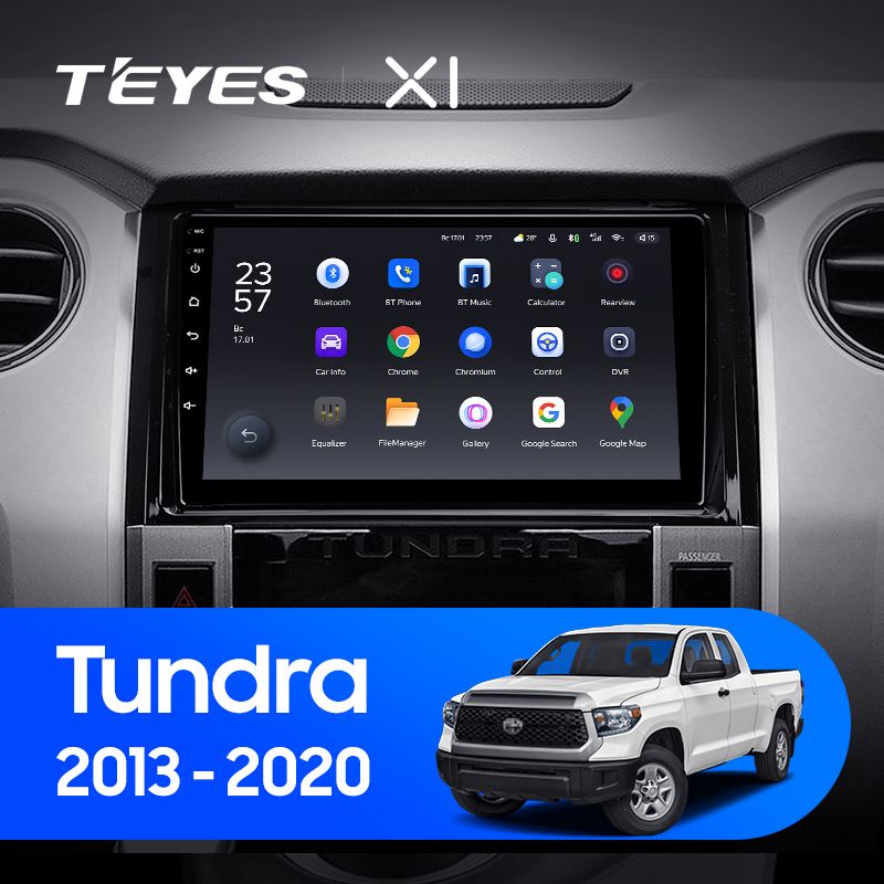 Штатная магнитола Teyes X1 для Toyota Tundra XK50 2013-2020 на Android 10