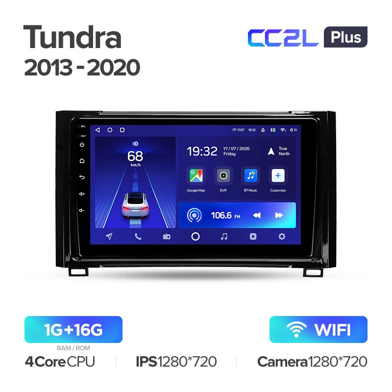 Штатная магнитола Teyes CC2L PLUS для Toyota Tundra XK50 2013-2020 на Android 8.1