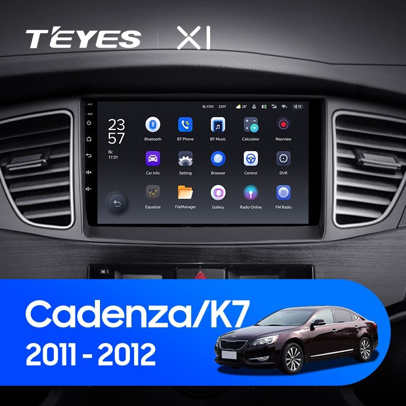 Штатная магнитола Teyes X1 для KIA Cadenza K7 2011-2012 на Android 10