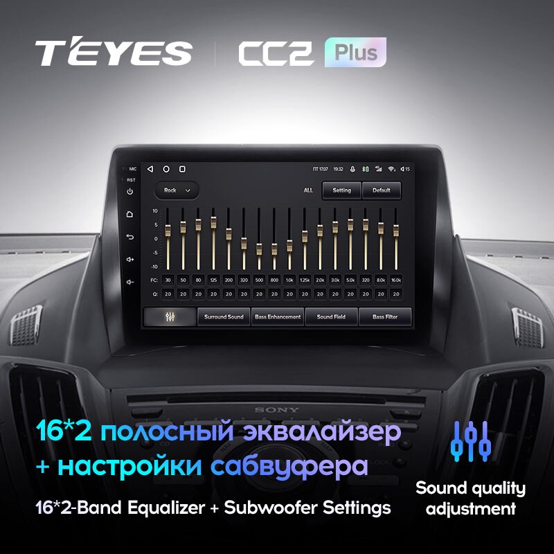 Штатная магнитола Teyes CC2PLUS для Ford Kuga 2 Escape 3 2012-2019 на Android 10