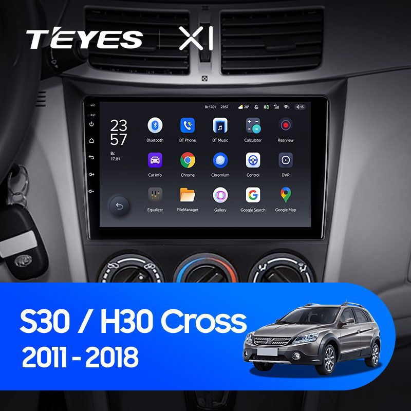 Штатная магнитола Teyes X1 для Dongfeng S30 H30 Cross 1 2011-2018 на Android 10