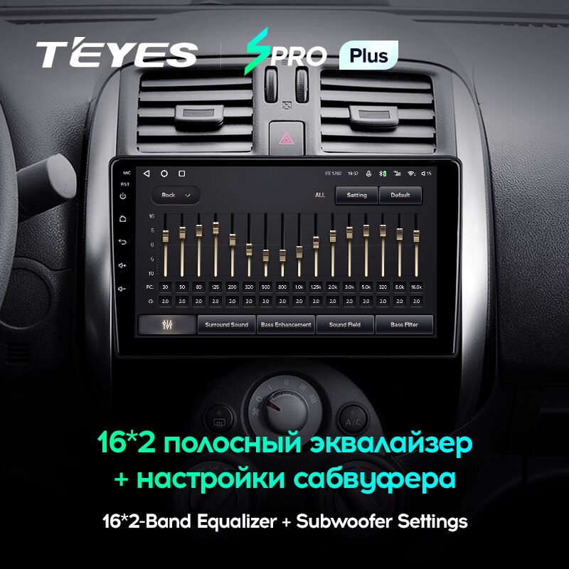 Штатная магнитола Teyes SPRO+ для Nissan Sunny Versa C17 2012-2014 на Android 10