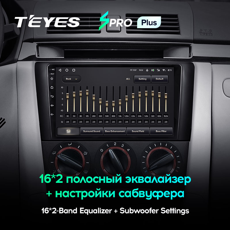 Штатная магнитола Teyes SPRO+ для Mazda 3 BK 2003-2013 на Android 10